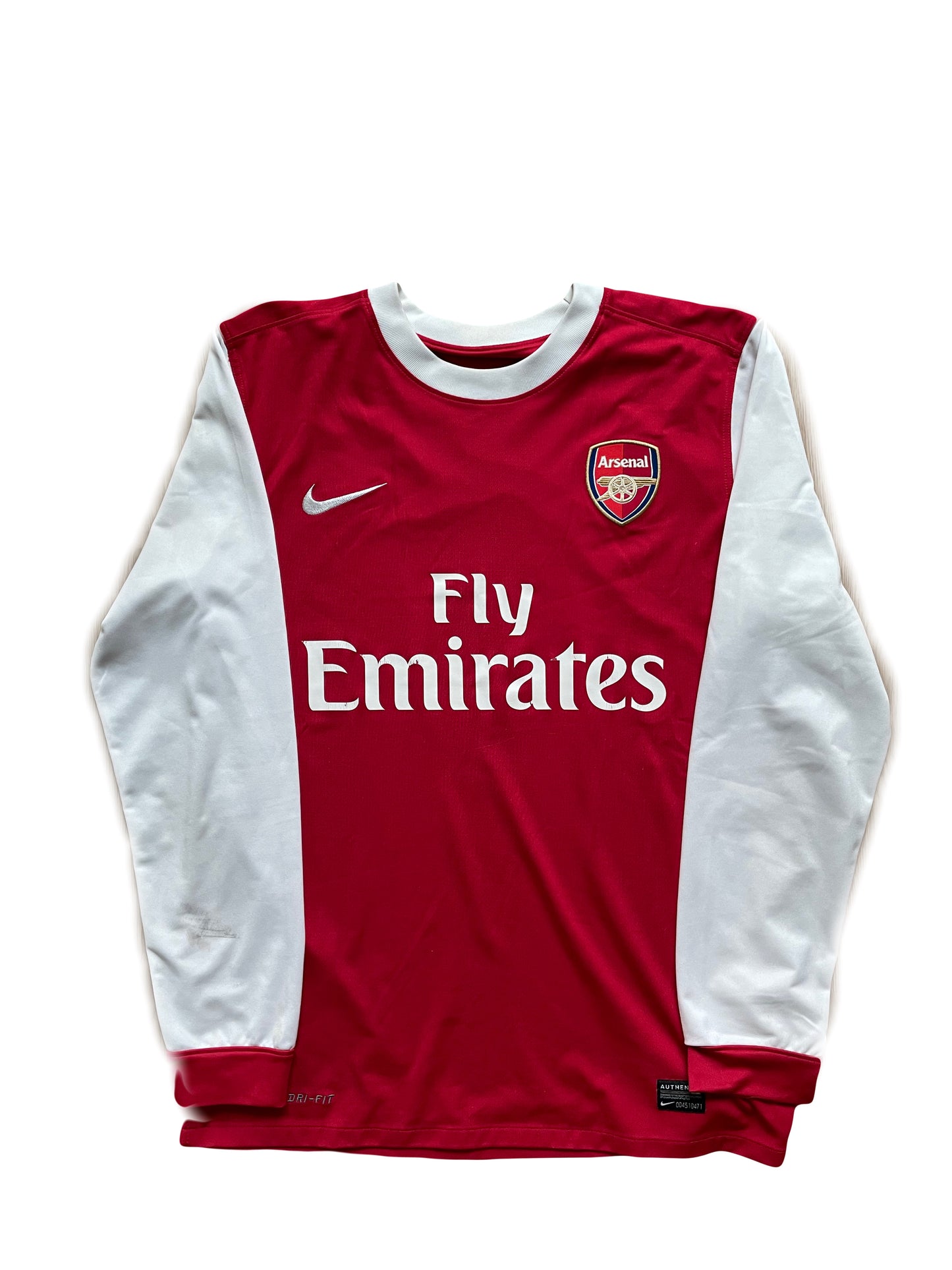 2010/11 Arsenal Home Shirt L/S "Fabregas" - 8/10 - (M)