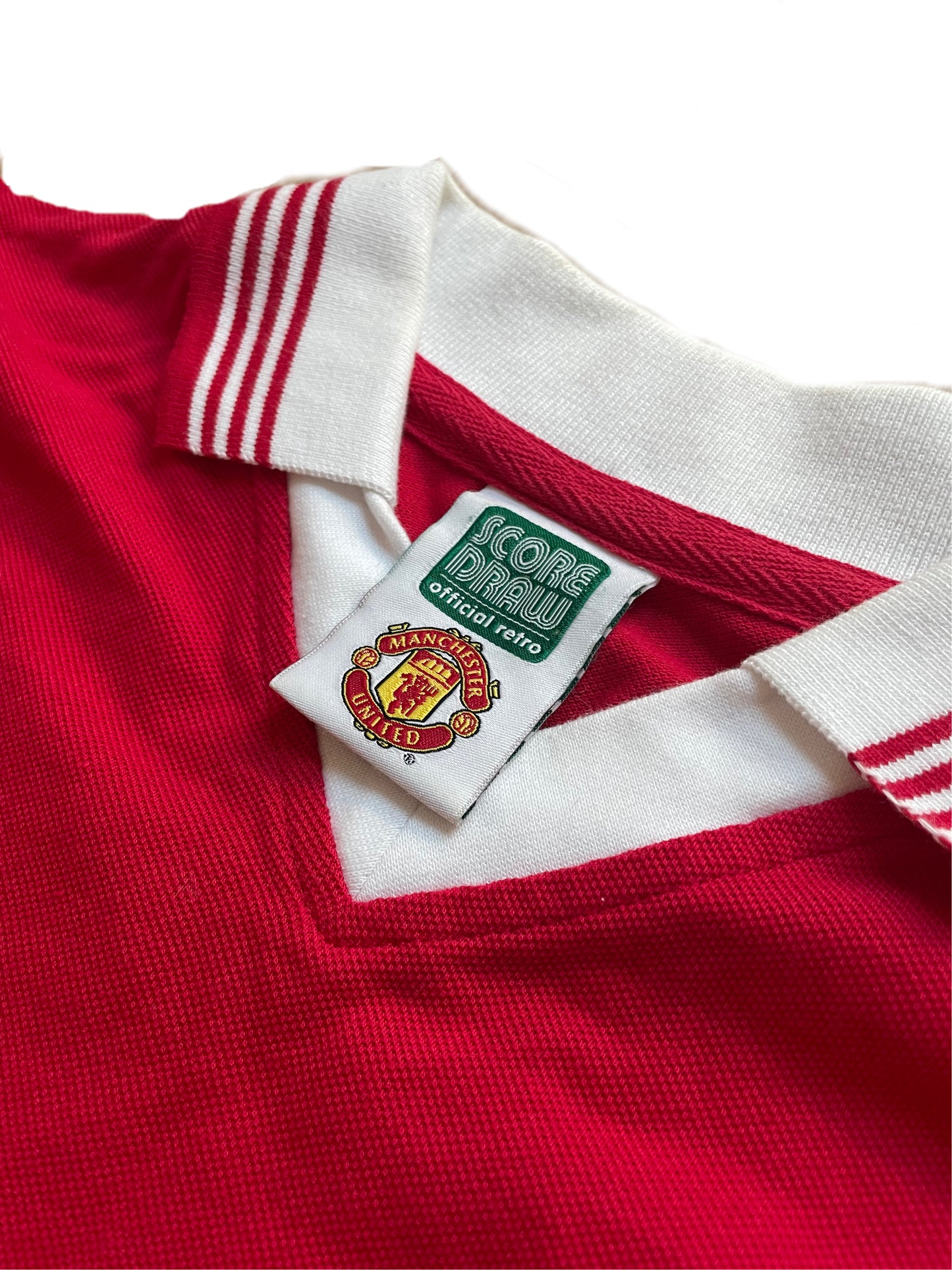 1977/80 Score Draw Reissue Manchester United Home Shirt - 9/10 - (S)